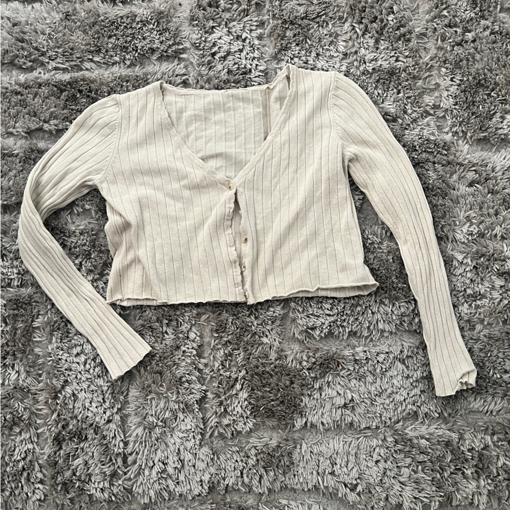 Cropped button up!!